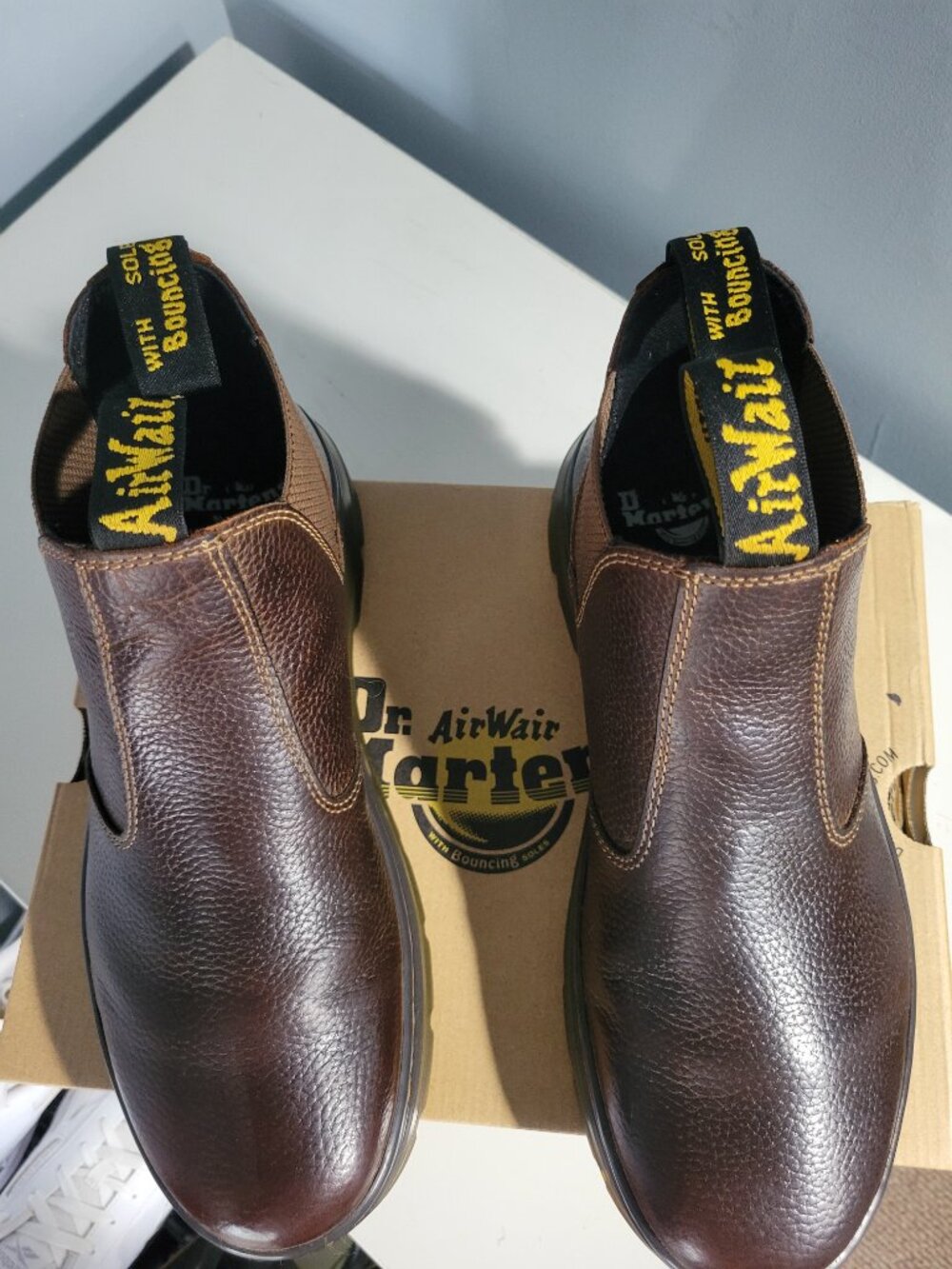 Dr Martens Hardie II Leather Chelsea Work Boots - Men's - Size 10 - Picture 5 of 7
